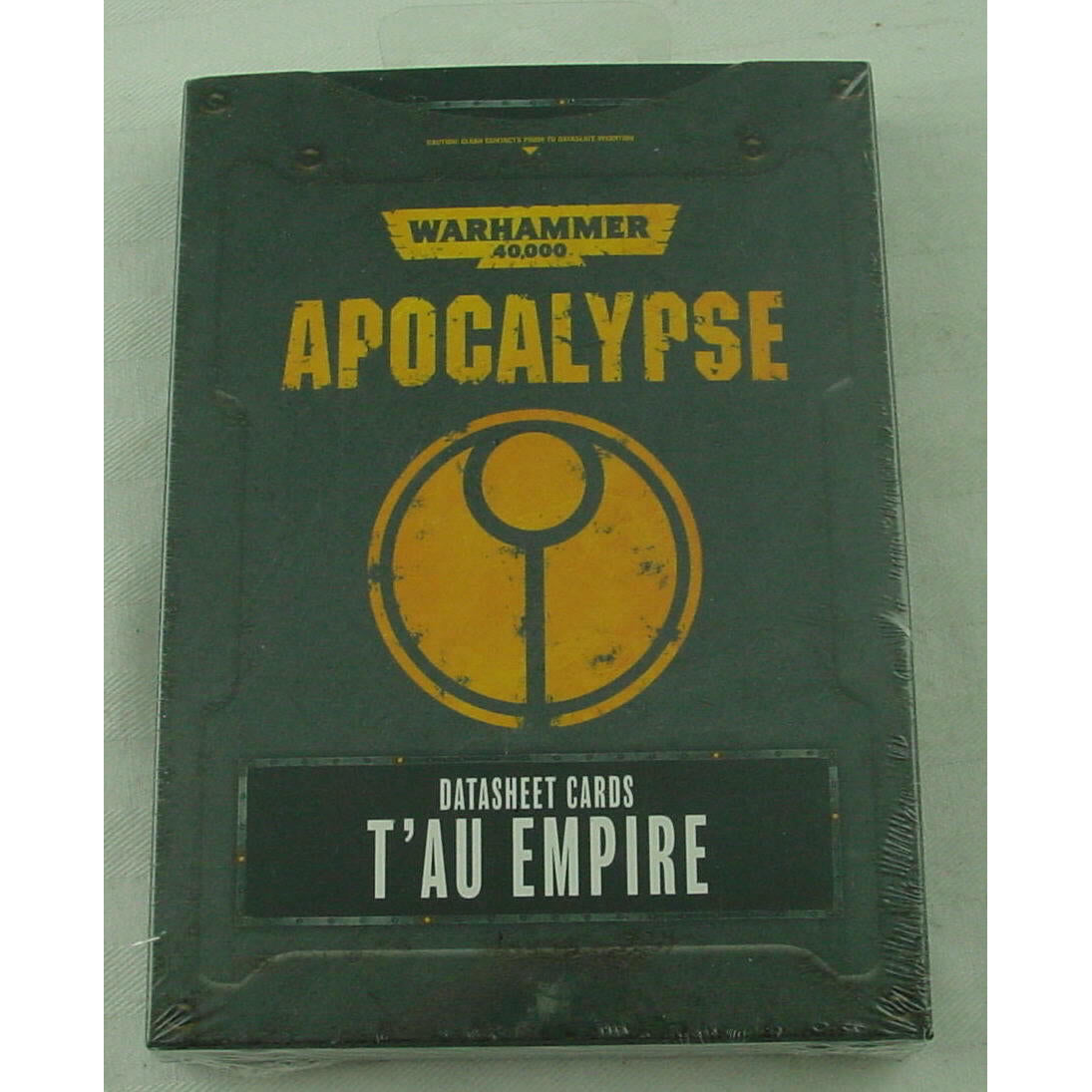 Image of Warhammer 40K Apocalypse T-Au Empire Datasheet Cards Games Workshop 56-28 Tau