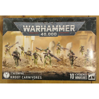 Image of Warhammer 40K 40,000 T'Au Empire Kroot Carnivores Miniature GAW56-48 Tau