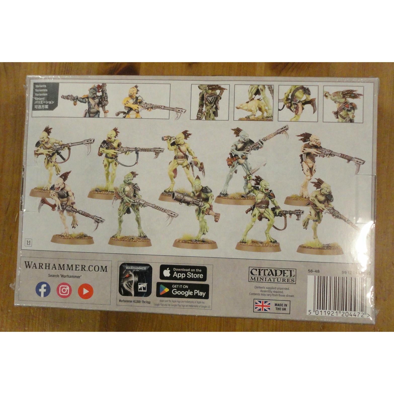 Image of Warhammer 40K 40,000 T'Au Empire Kroot Carnivores Miniature GAW56-48 Tau