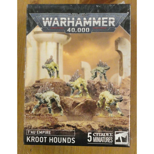 Image of Warhammer 40K 40,000 T'Au Empire Kroot Hounds Miniature GAW56-58 Tau
