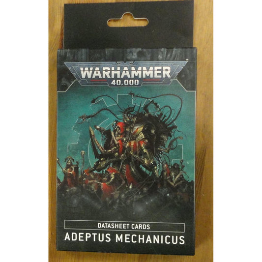 Image of Warhammer 40,000 40K 10th Ed Space Marines Adeptus Mechanicus Datasheet Cards