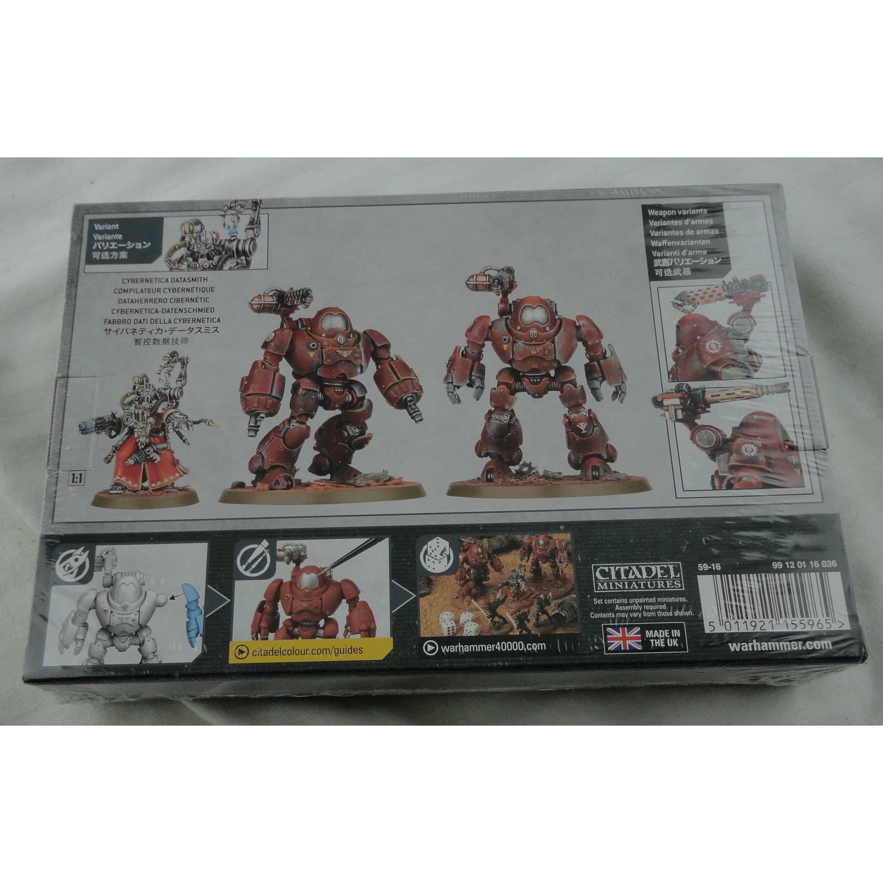 Image of Warhammer 40K 40,000 Adeptus Mechanicus Kastelan Robots Miniatures 59-16
