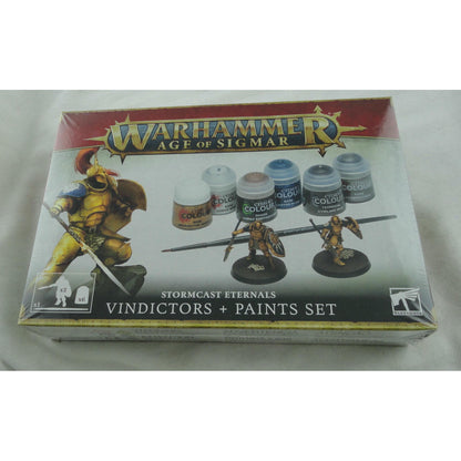 Image of Warhammer Age of Sigmar Stormcast Eternals + Paint Set GAW60-10