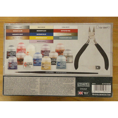 Image of Warhammer 40K 40,000 Miniatures Paints + Tools Set GAW60-12
