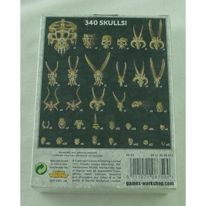Image of Warhammer 40K 40,000 Skulls set ( 340 assorted skulls) GAW64-29