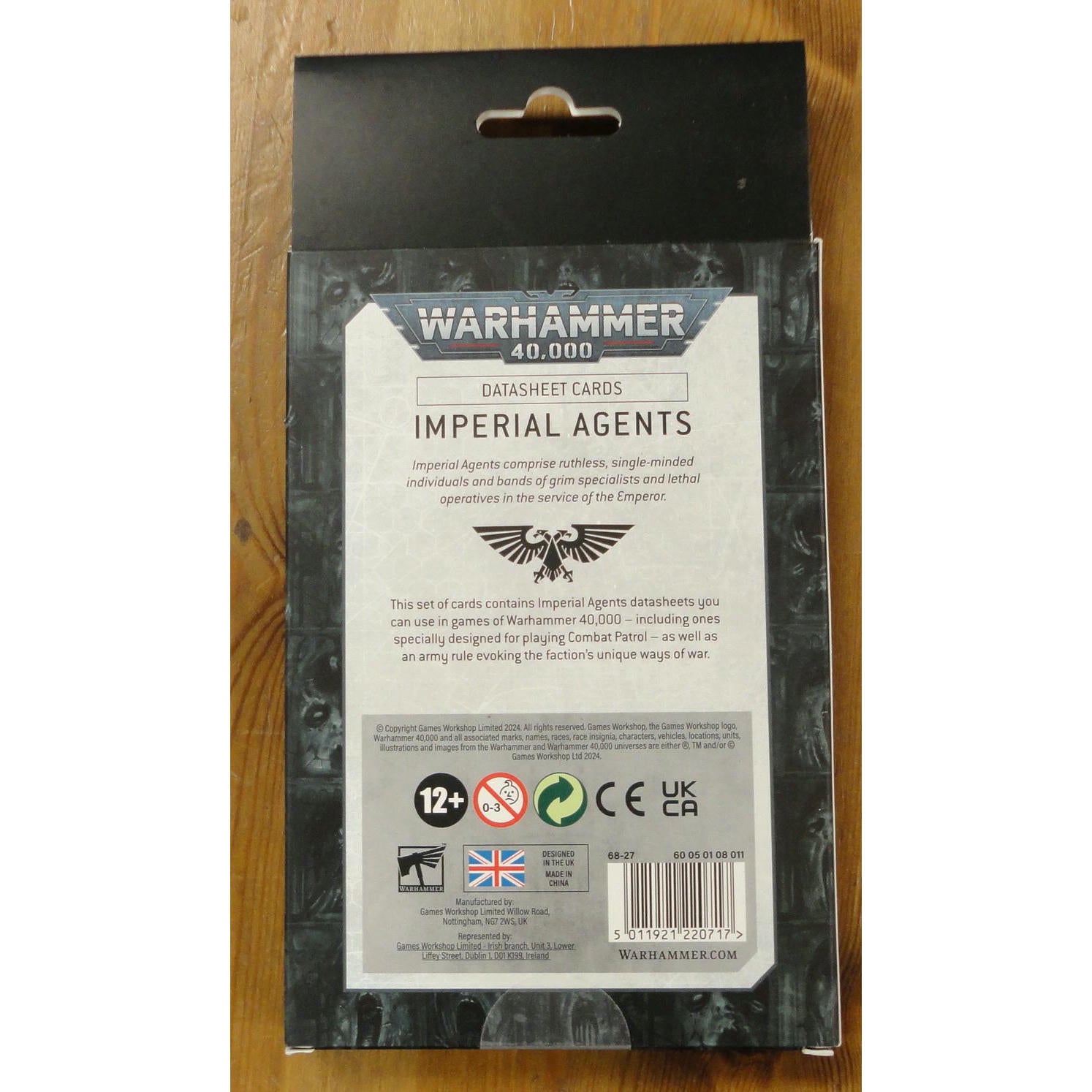 Image of Warhammer 40,000 40K 10th Ed Imperial Agents Datasheet Cards GAW68-27