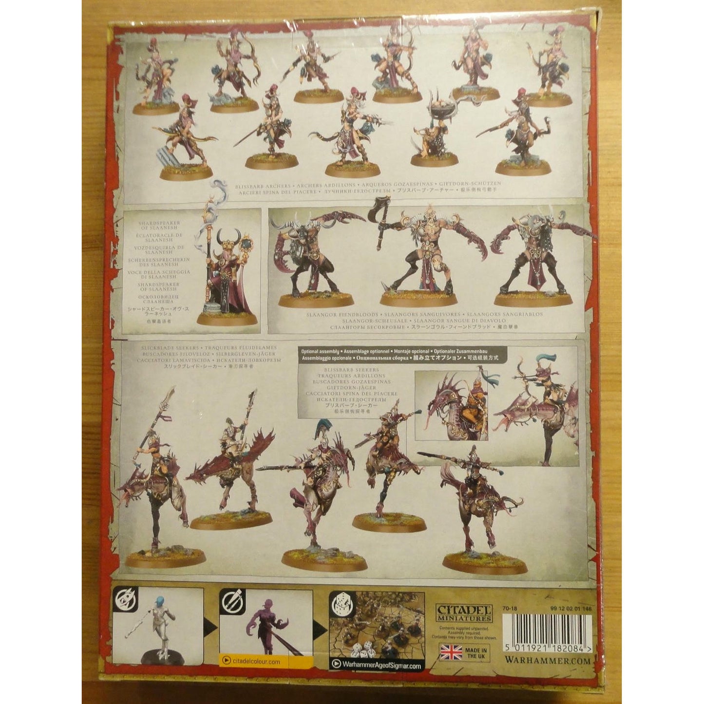 Image of Warhammer Age of Sigmar Vanguard: Hedonites of Slaanesh GAW70-18