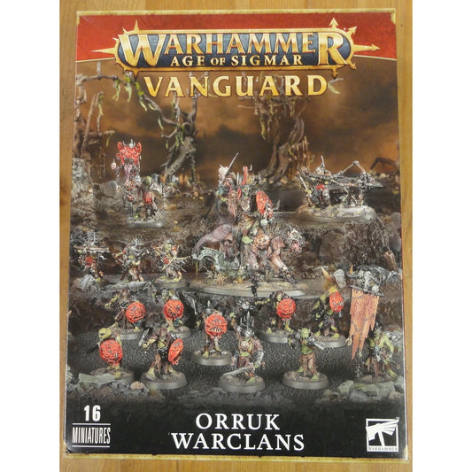 Image of Warhammer Age of Sigmar Vanguard: Orruk Warclans GAW70-23 16 Miniatures