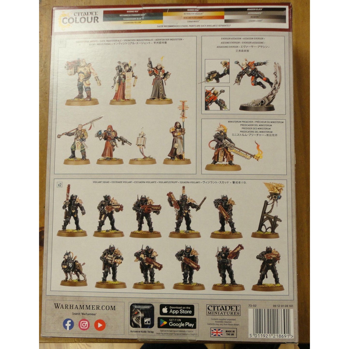 Image of Warhammer 40K 40,000 Imperial Agents Combat Patrol GAW73-02