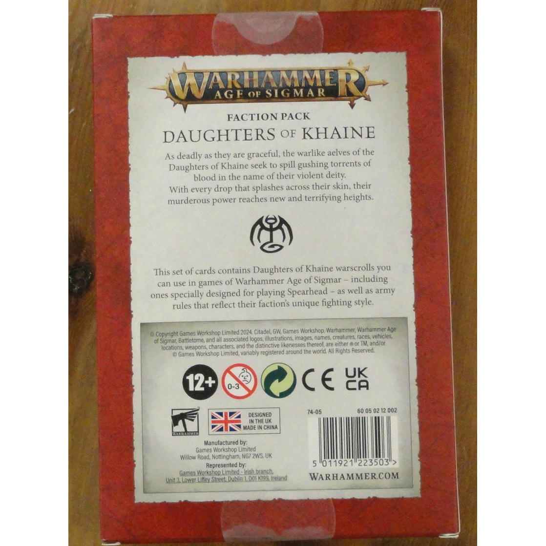 Image of Warhammer Age of Sigmar Daughters of Khaine Faction Pack GAW74-05