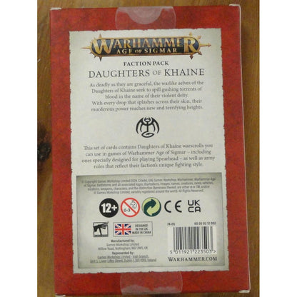 Image of Warhammer Age of Sigmar Daughters of Khaine Faction Pack GAW74-05