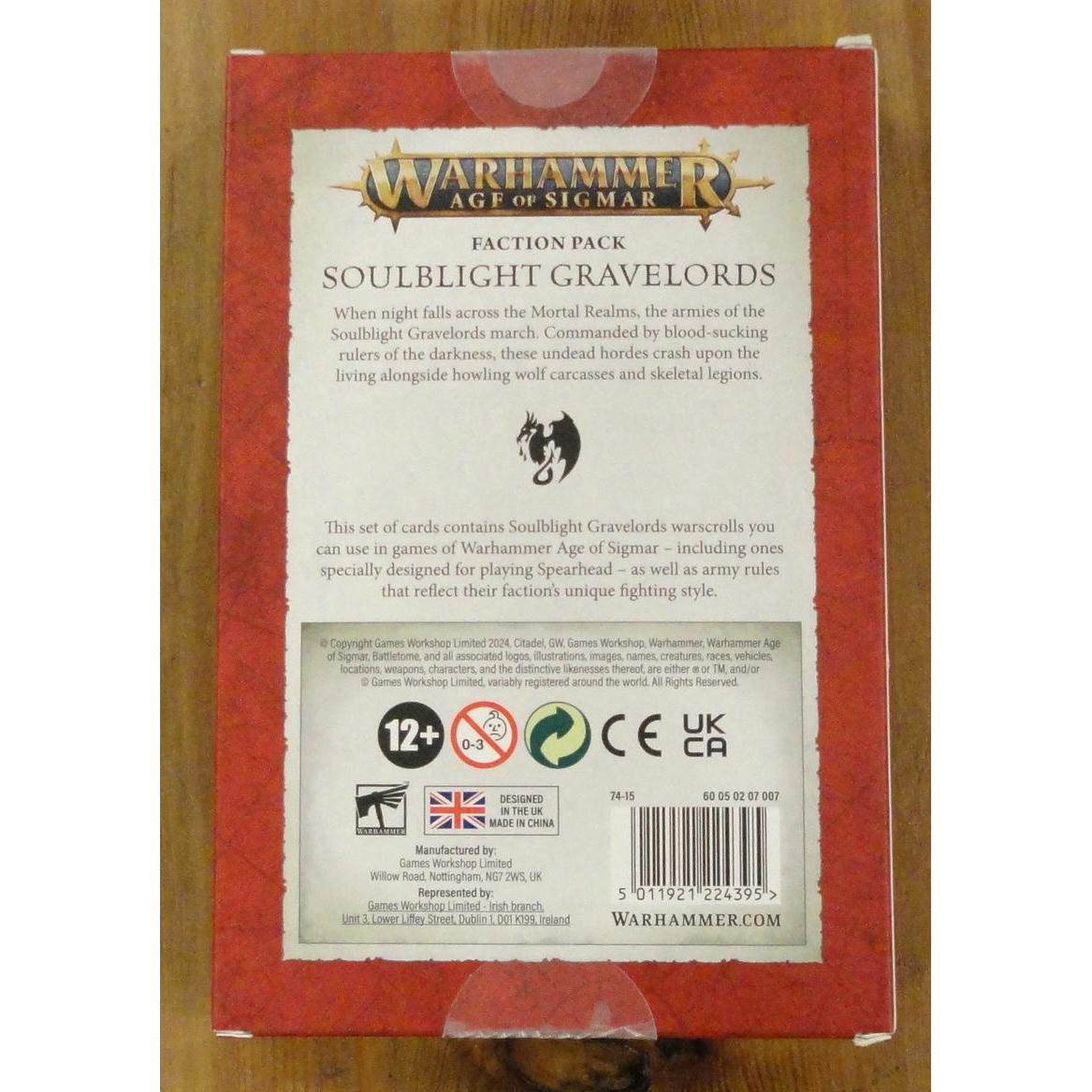 Image of Warhammer Age of Sigmar Soulblight Gravelords Faction Pack GAW74-15