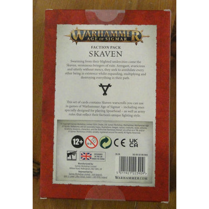 Image of Warhammer Age of Sigmar Skaven Faction Pack GAW74-18
