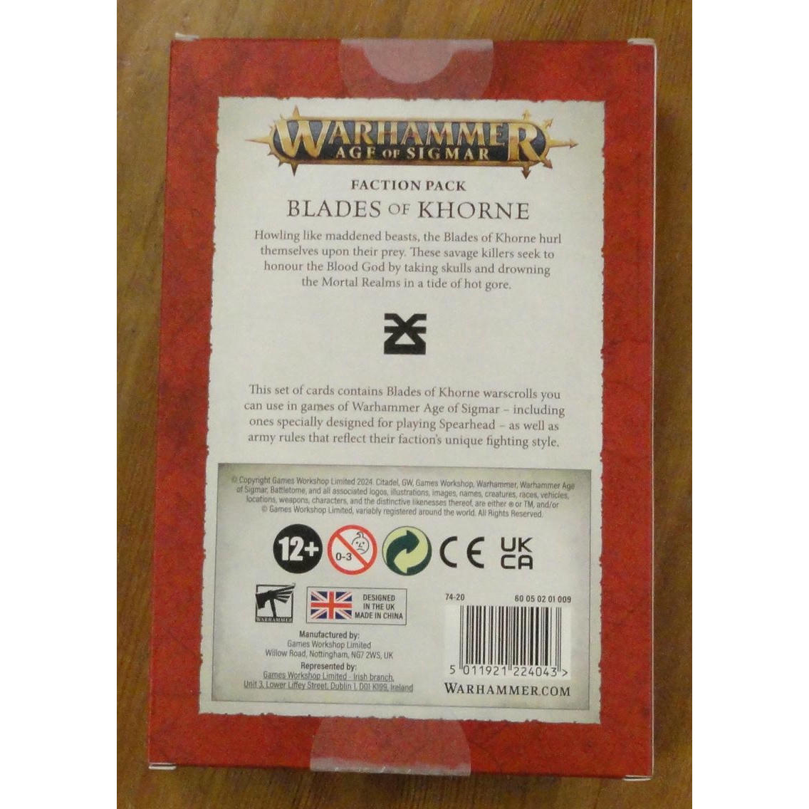 Image of Warhammer Age of Sigmar Blades of Khorne Faction Pack GAW74-20