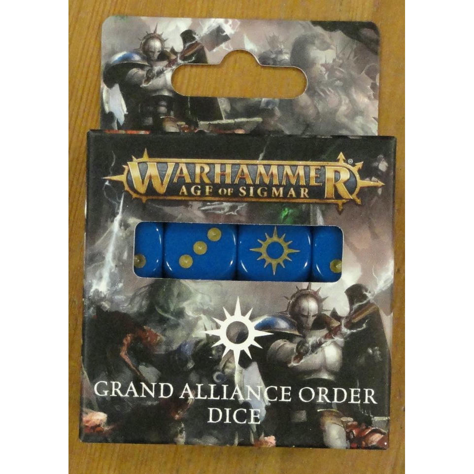 Image of Warhammer Age of Sigmar Grand Alliance Order Dice GAW80-20