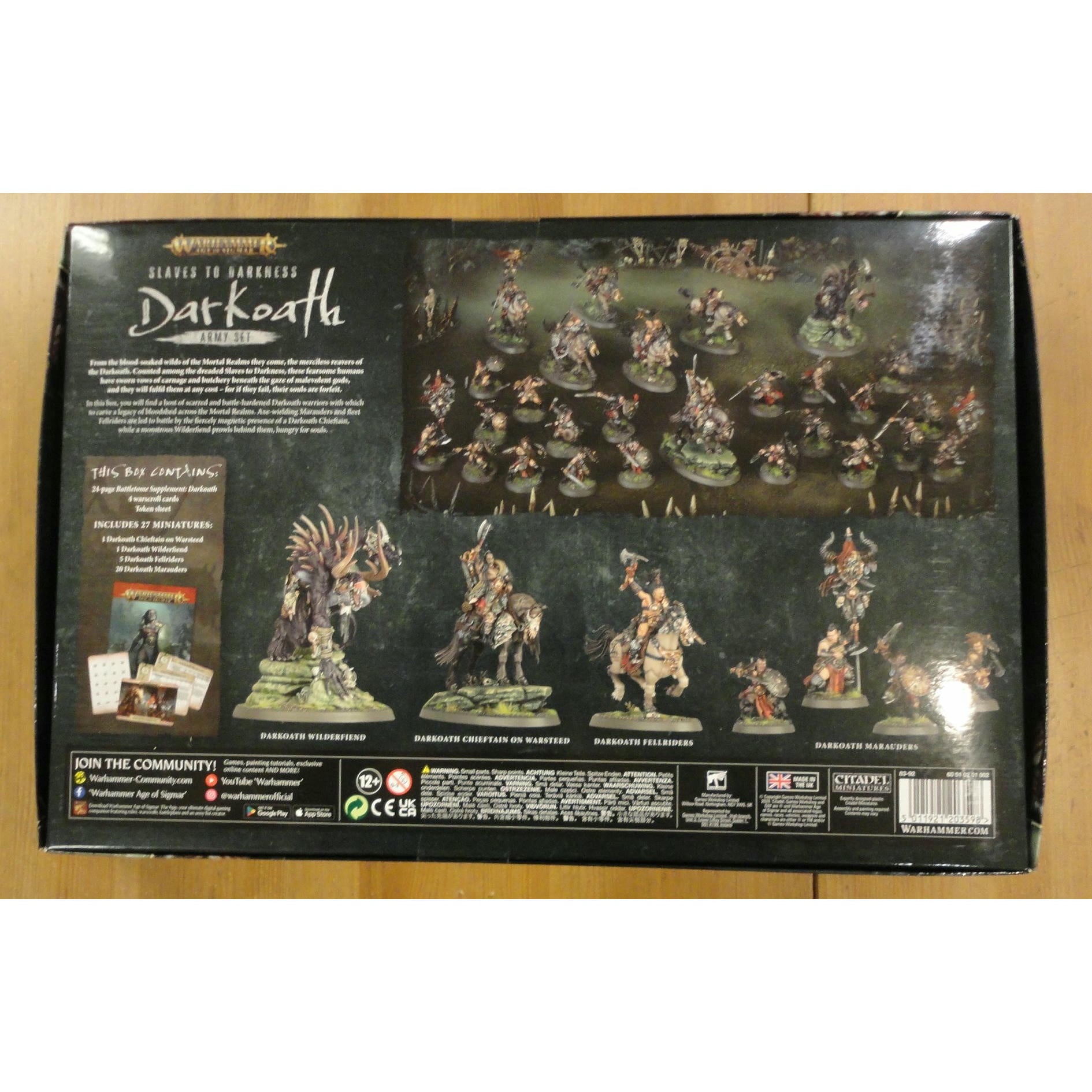 Image of Warhammer Age of Sigmar Slaves to Darkness Darkoath Army Set GAW83-92