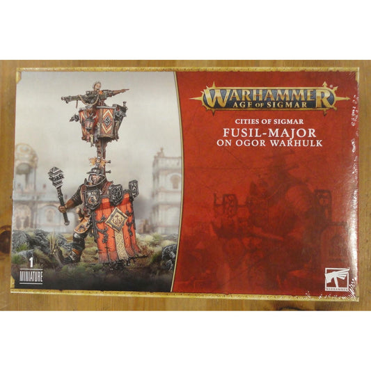 Image of Warhammer Age of Sigmar Cites of Sigmar Fusil-Major on Ogor Warhulk GAW86-20