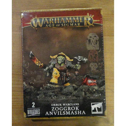 Image of Warhammer Age of Sigmar Orruk Warclans Zoggrok Anvilsmasha GAW89-62