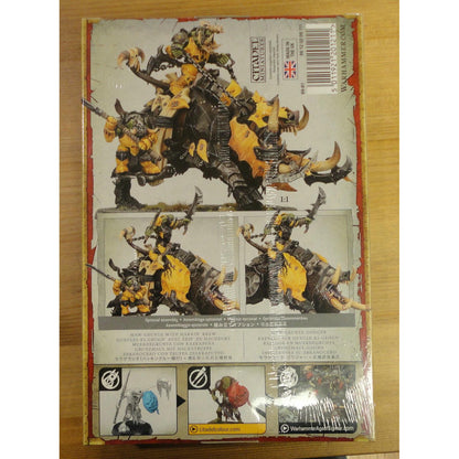 Image of Warhammer Age of Sigmar Orruk Warclans tuskboss on Maw-Grunta GAW89-81