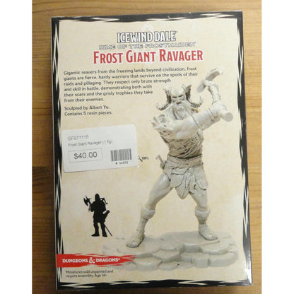 Image of Dungeons & Dragons Limited Collector's Miniatures Frost Giant Ravager GF971115