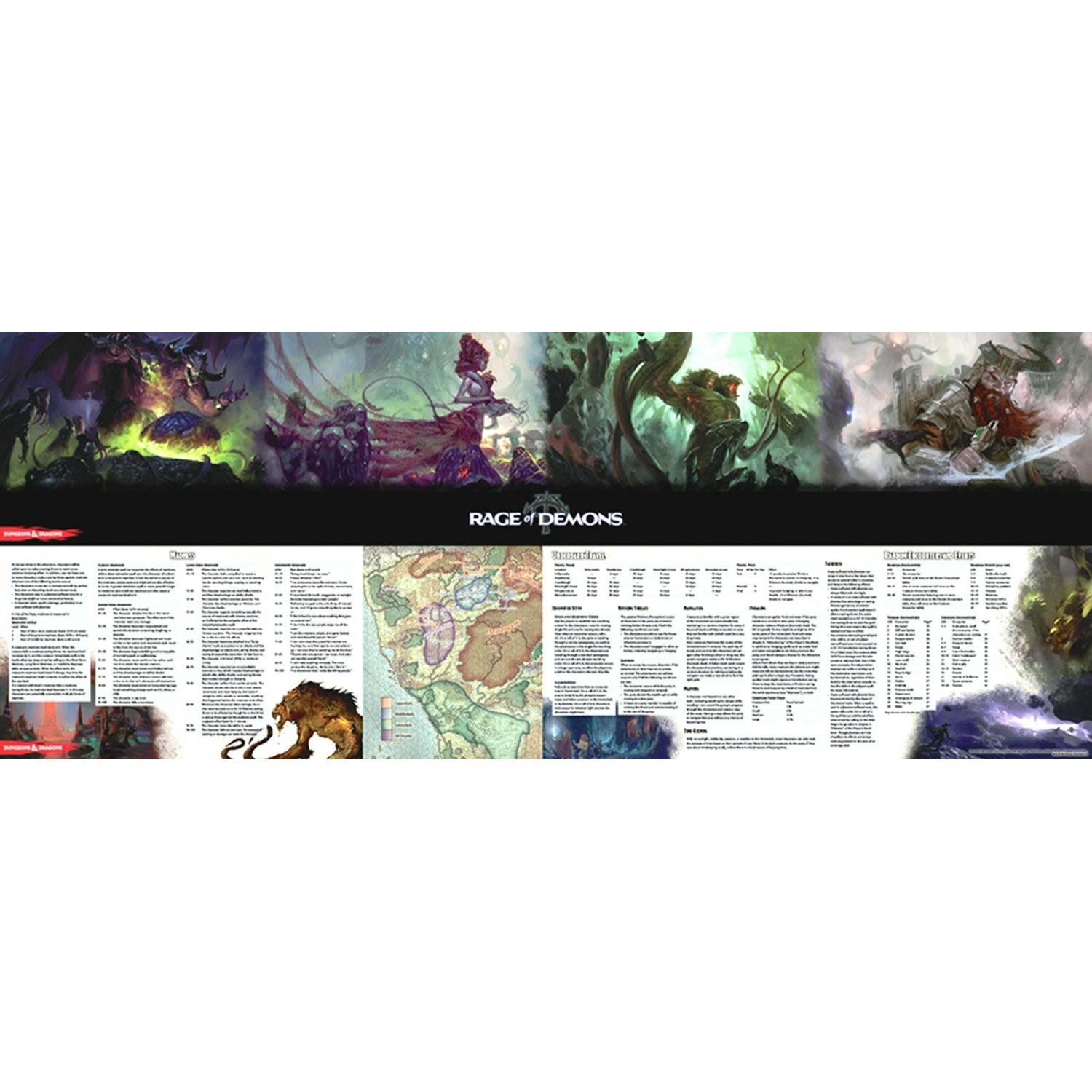Image of Dungeons & Dragons RPG: Rage of Demons DM Screen by Gale Force 9 GF973704