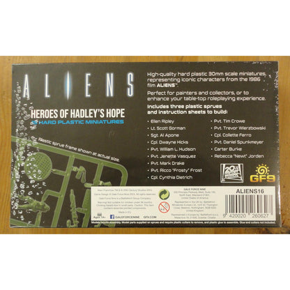 Image of Aliens Heroes of Hadley's Hope SCi-Fi Miniatures Set by Game Force 9
