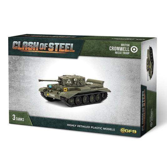 Image of Clash of Steel: British - Cromwell Recce Troop (x3 Plastic)