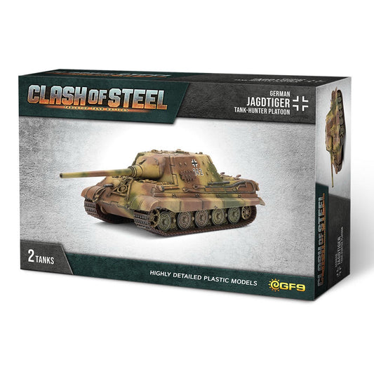 Image of Clash of Steel: German - Jagdtiger Tank-hunter Platoon (x2 Plastic)