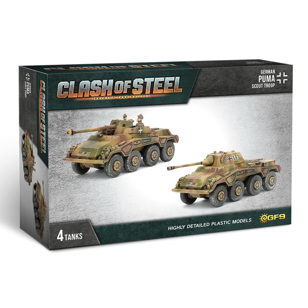 Image of Clash of Steel: German - Puma Scout Troop (x4 Plastic)