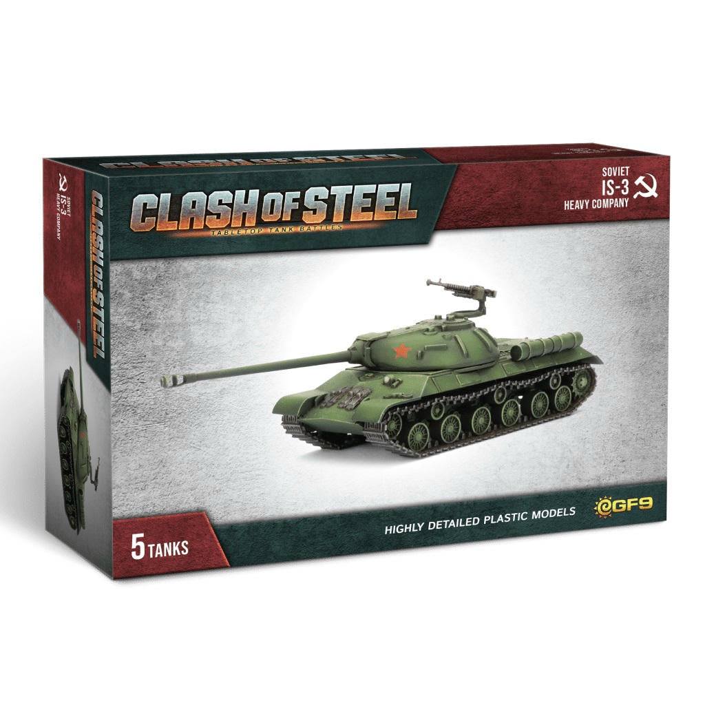 Image of Clash of Steel: Soviet - IS-3 Heavy Tank Company (x5 Plastic)