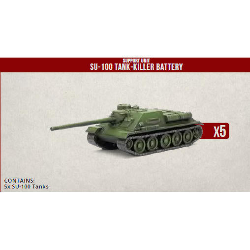 Image of Clash of Steel: Soviet - SU-100 Tank-Killer Company (x5 Plastic)