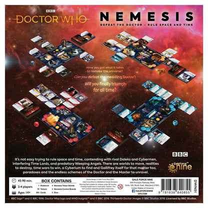 Image of Doctor Who: Nemesis Board Game GF9DWN01 by Gale Force 9