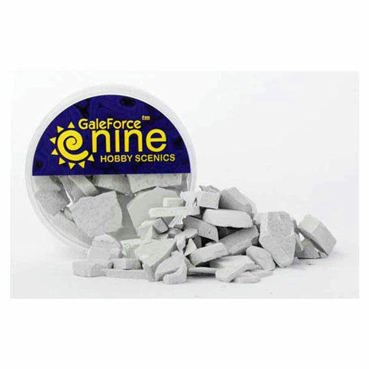 Image of Hobby Round: Miniatures Concrete Rubble Mix by Galeforce 9 GF9GFS025