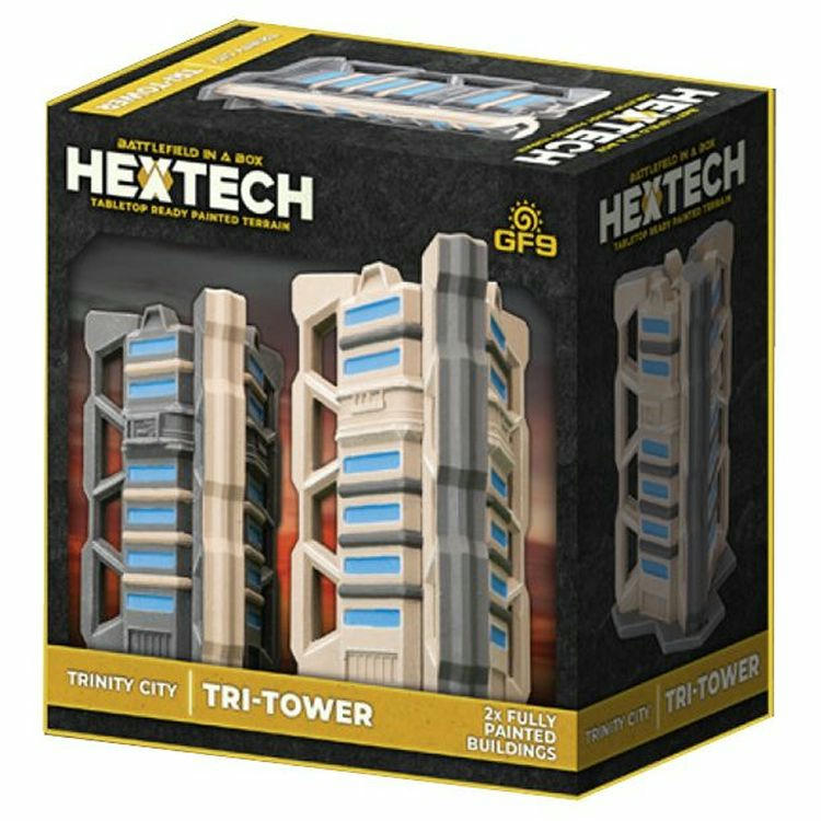 Image of Battlefield in a Box Hextech Trinity Tri-Tower Battletech Scenery GF9HEXT11