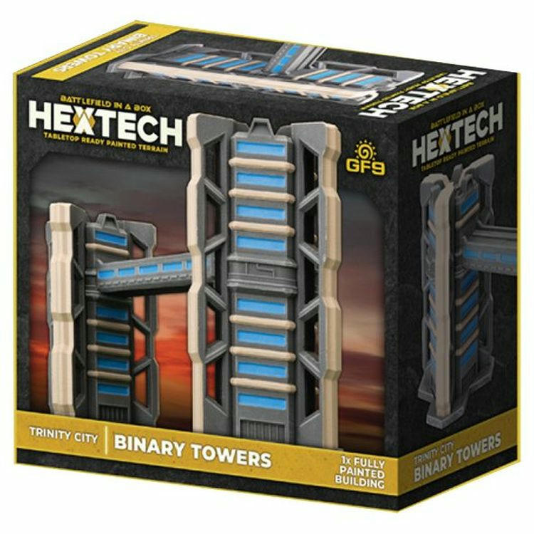 Image of Battlefield in a Box Hextech Trinity Binary Towers Battletech Scenery GF9HEXT12