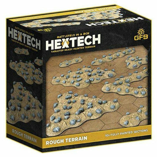 Image of Battlefield in a Box Hextech Rough Terrain Battletech Scenery GF9HEXT17