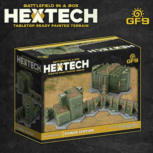 Image of Battlefield in a Box Hextech Dropbase Delta Power Station Battletech Scenery