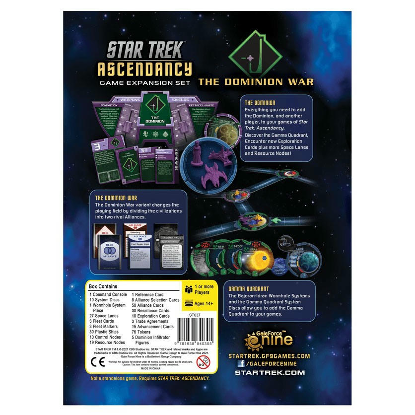 Image of Star Trek: Ascendancy The Dominion War Game Expansion Set GF9ST037