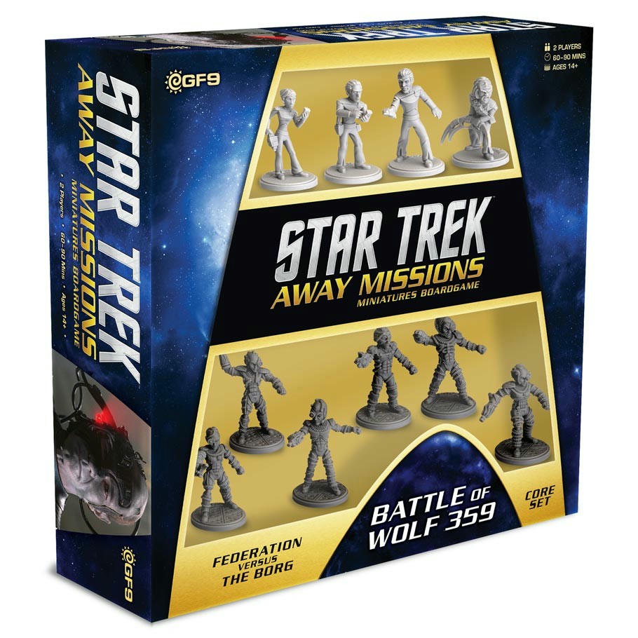 Image of Star Trek: Away Missions Battle of Wolf 359 Miniatures Game Gale Force 9 STA001