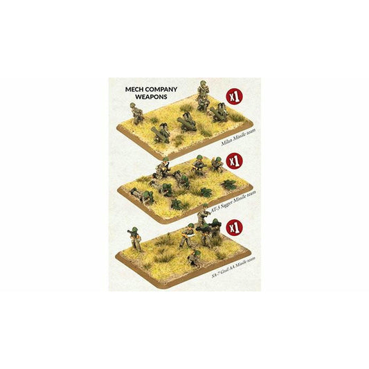 Image of World War III Team Yankee 15mm Miniatures Mech Company Weapons Team GF9TIQ703