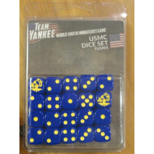 Image of World War III Team Yankee 15mm Miniatures Game USMC Dice Set GF9TUS901