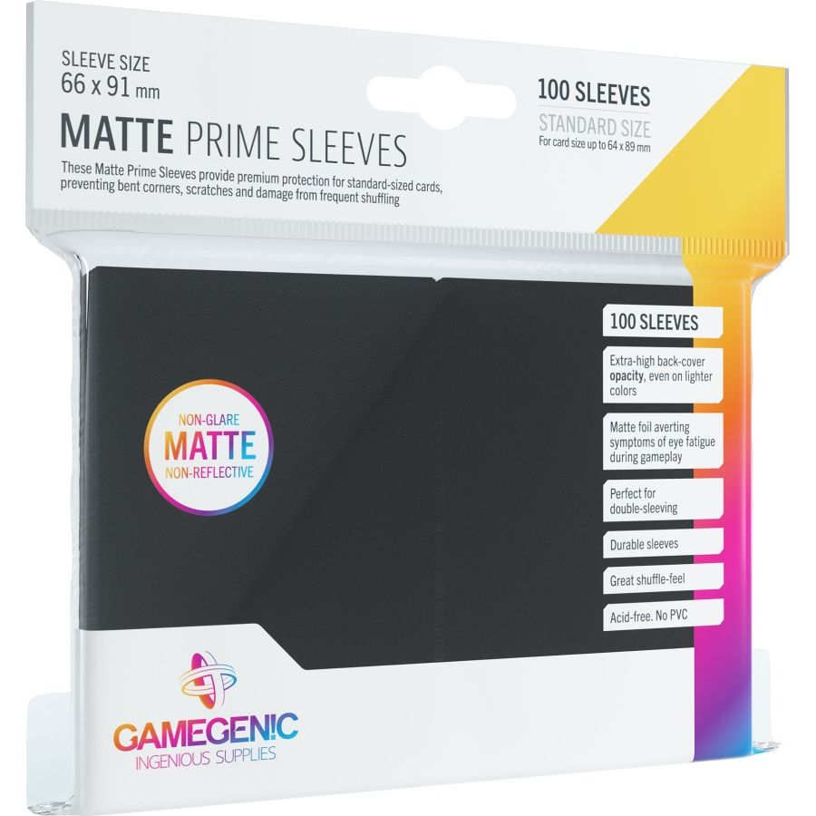 MATTE PRIME SLEEVES: BLACK