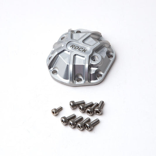 Image of 3D Machined Differential Cover (Silver) for R1 Axle.