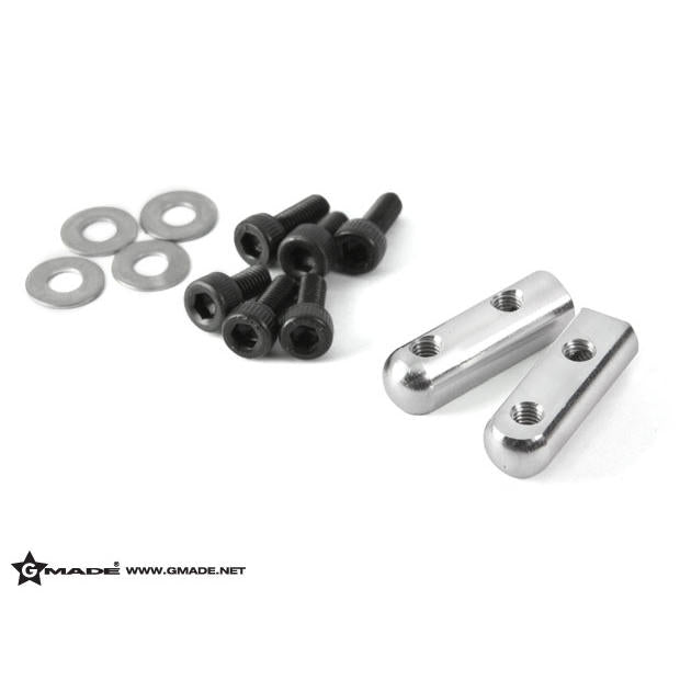 Image of Aluminum Servo Mount Silver (2)