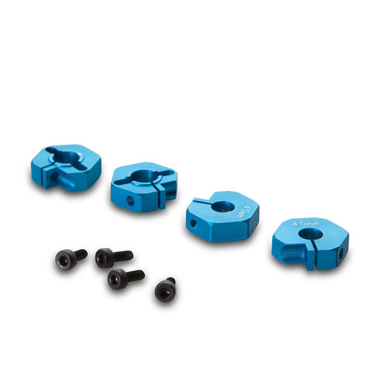 Image of Clamp Type Aluminum 12mm Wheel Hub (4) (4mm Thick)