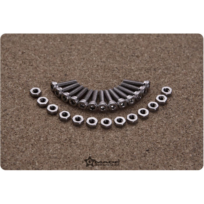 Image of Stainless Steel Hex Bolts & Nuts for 1.9 VR01 Beadlocks
