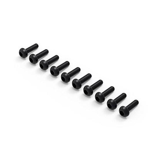 Image of 2.5x8mm Round Head Hex Wrench Bolt (10 screws)
