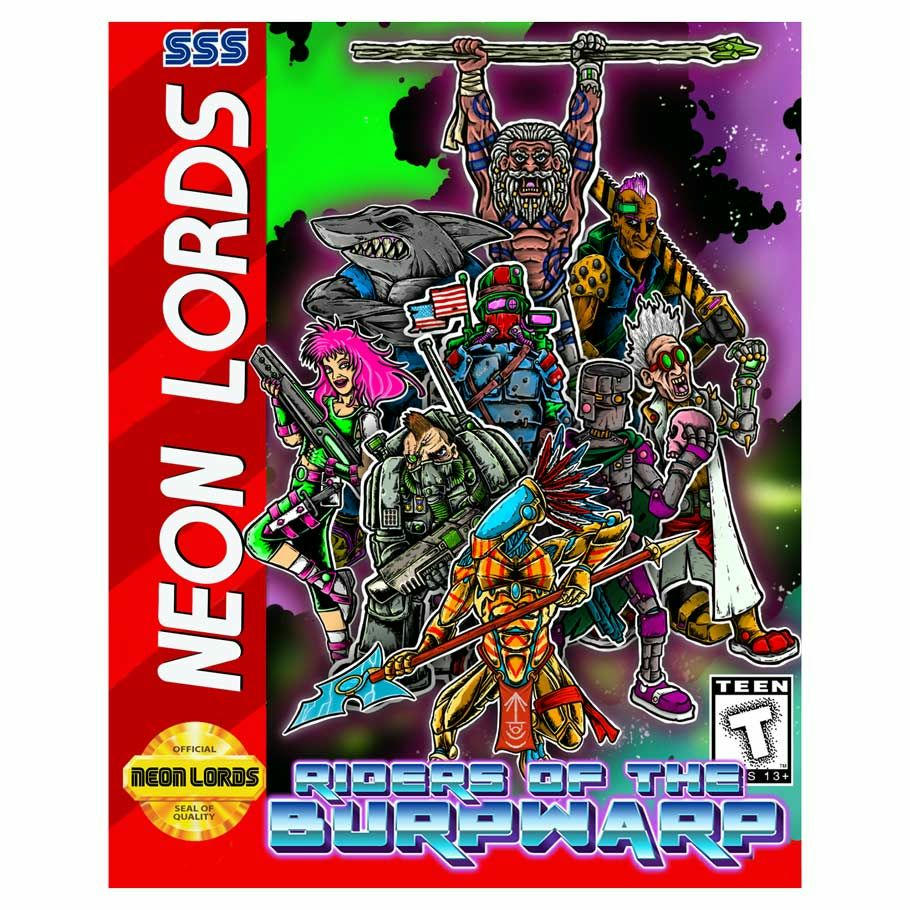 Image of Neon Lords of the Toxic Wasteland Riders of the Burpwarp (Savage-Systems RPG)