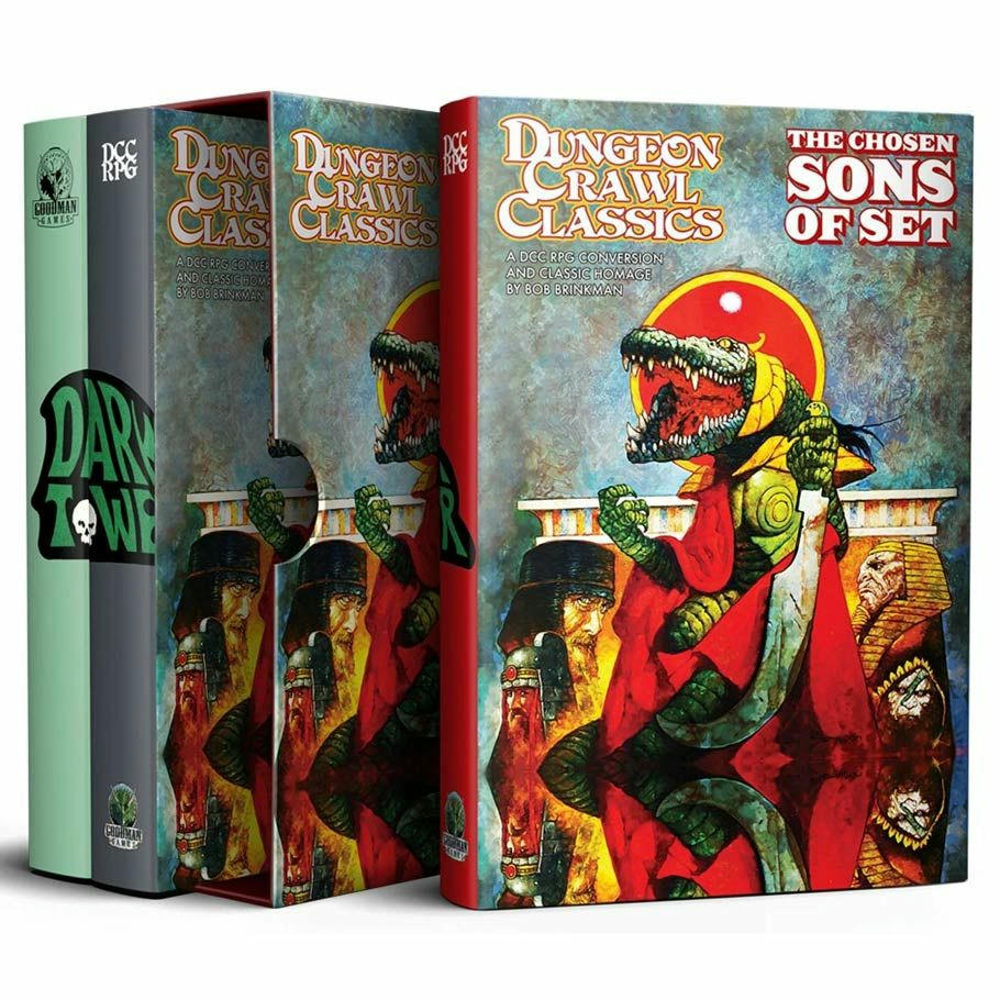 Image of Dungeon Crawl Classics DCC Dark Tower 3-Volume Adventure w/Slipcase GMG4720