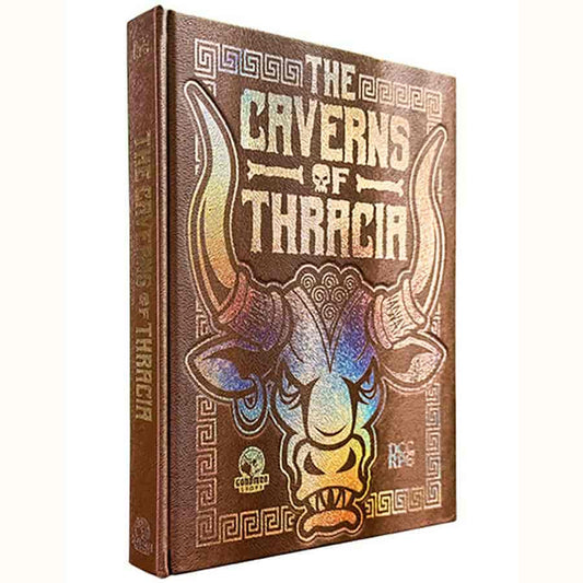 Dungeon Crawl Classics RPG: Caverns of Thracia - Limited Edition Minotaur Hide Cover